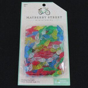 Mayberry Street 140 Piece Multicolor Plastic Ceramic Christmas Tree Bulbs NEW